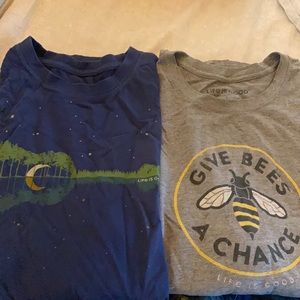 Men’s Life Is Good t-shirt pair